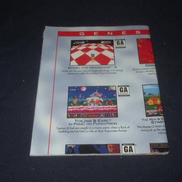 Eternal Champions for Sega Genesis 2-Sided Poster/Insert (Sega systems) - Picture 4 of 4